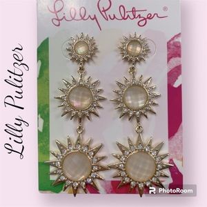 NWT Lilly Pulitzer Star of the Sea Earrings
